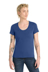 District ® Women's Flex Scoop Neck Tee DT7501 - District DT7501 Heathered Deep Royal XS Women's Scoop Neck T-Shirts