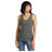 District® Women’s Perfect Blend® CVC V - Neck Tank DT154 Heathered Charcoal XS Women's