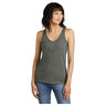 District® Women’s Perfect Blend® CVC V - Neck Tank DT154 Heathered Charcoal XS Women's