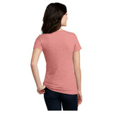 District® Women’s Perfect Blend® CVC V - Neck Tee DM1190L - Blush Frost Blush Frost X - Small Short Sleeve T-Shirts