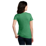 District® Women’s Perfect Blend® CVC V - Neck Tee DM1190L Charcoal X - Small Short Sleeve T-Shirts