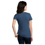 District® Women’s Perfect Blend® CVC V - Neck Tee DM1190L Charcoal X - Small Short Sleeve T-Shirts