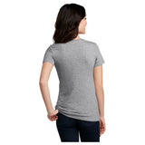 District® Women’s Perfect Blend® CVC V - Neck Tee DM1190L Charcoal X - Small Short Sleeve T-Shirts