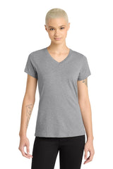 District ® Women's Perfect Blend ® CVC V - Neck Tee. DM1190L - District DM1190L Light Heather Grey XS Short Sleeve T-Shirts