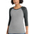 District ® Women's Perfect Tri ® 3/4 - Sleeve Raglan. DM136L - District DM136L Black Frost/ Grey Frost XS Women's Raglan T-Shirts