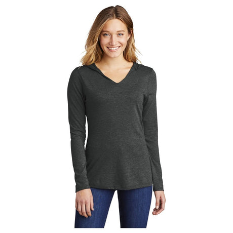 District ® Women’s Perfect Tri ® Long Sleeve Hoodie DM139L Black Frost XS Women's Hoodies