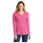 District ® Women’s Perfect Tri ® Long Sleeve Hoodie DM139L Fuchsia Frost XS Women's Hoodies