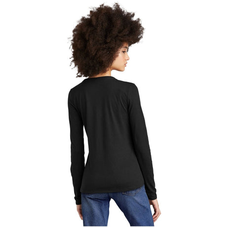 District® Women’s Perfect Tri® Long Sleeve V - Neck Tee DT135 Black XS Women's Long Sleeve T-Shirts