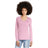 District® Women’s Perfect Tri® Long Sleeve V - Neck Tee DT135 Wisteria Heather XS Women's Long Sleeve T-Shirts