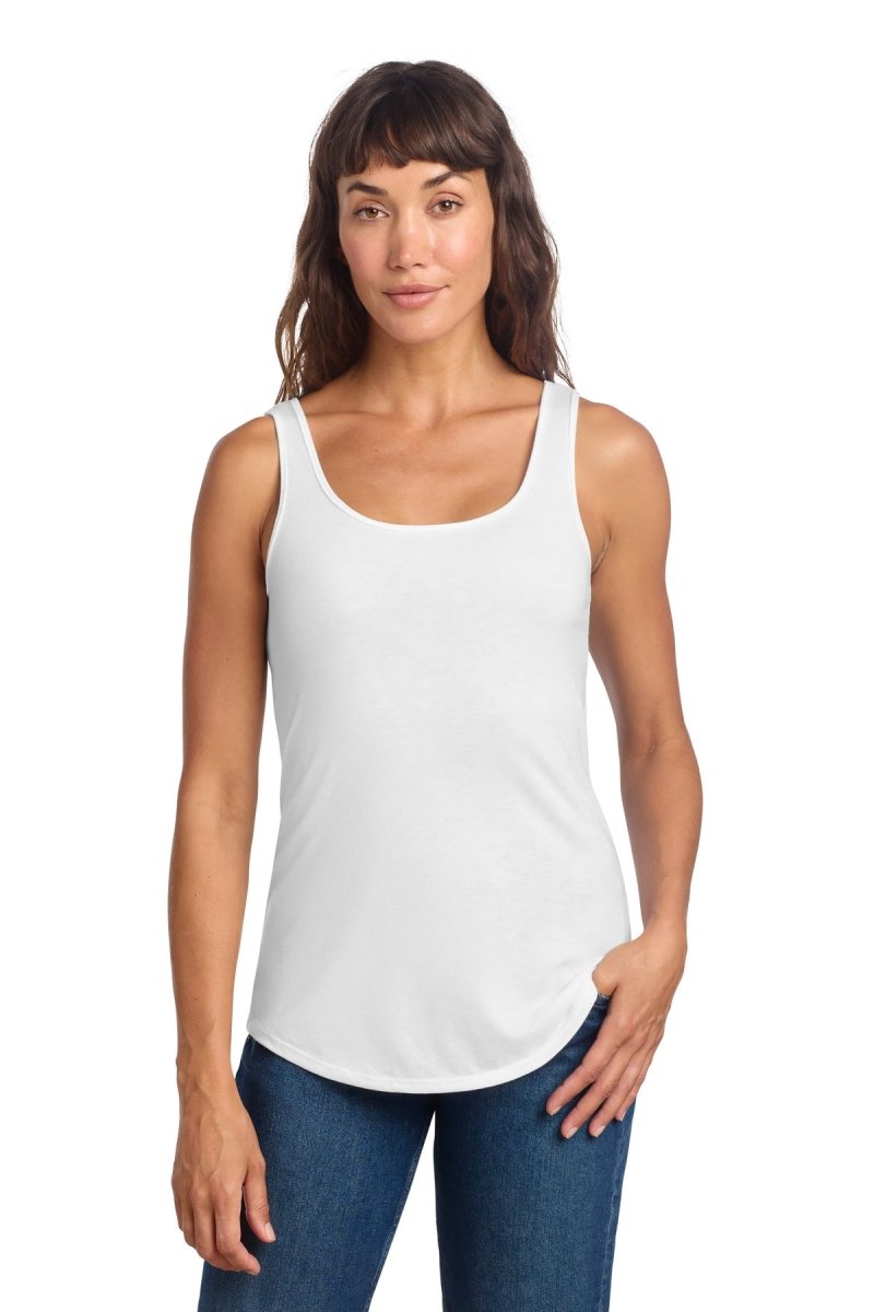 District ® Women's Perfect Tri ® Relaxed Tank DT151 - District DT151 White XS Women's Tank Tops