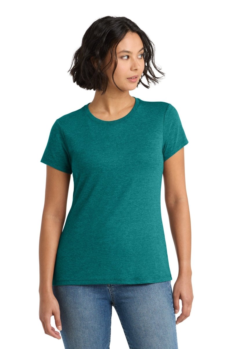 District ® Women's Perfect Tri ® Tee. DM130L - District DM130L Heathered Teal XS Short Sleeve T-Shirts