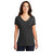 District® Women’s Perfect Tri® V - Neck Tee DM1350L - Black Frost Black Frost X - Small Short Sleeve T-Shirts
