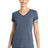 District ® Women's Perfect Tri ® V - Neck Tee. DM1350L - District DM1350L Navy Frost XS Short Sleeve T-Shirts