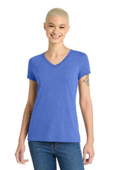 District ® Women's Perfect Tri ® V - Neck Tee. DM1350L - District DM1350L Royal Frost XS Short Sleeve T-Shirts