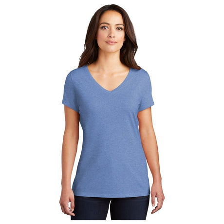 District® Women’s Perfect Tri® V - Neck Tee DM1350L - Maritime Frost Maritime Frost X - Small Short Sleeve T-Shirts