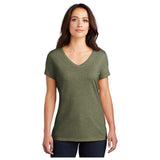 District® Women’s Perfect Tri® V - Neck Tee DM1350L - Military Green Frost Military Green Frost X - Small Short Sleeve T-Shirts