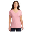 District® Women’s Perfect Tri® V - Neck Tee DM1350L - Wisteria Heather Wisteria Heather X - Small Short Sleeve T-Shirts