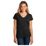 District ® Women’s Re - Tee® V - Neck DT8001 Black XS Women's V - Neck T-Shirts