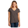 District ® Women’s Re - Tee® V - Neck DT8001 Deep Brown Heather XS Women's V - Neck T-Shirts