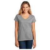 District ® Women’s Re - Tee® V - Neck DT8001 Light Heather Grey XS Women's V - Neck T-Shirts