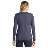 District ® Women’s Very Important Tee ® Long Sleeve V - Neck DT6201 Heathered Navy XS Women's Long Sleeve T-Shirts