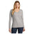 District ® Women’s Very Important Tee ® Long Sleeve V - Neck DT6201 Light Heather Grey XS Women's Long Sleeve T-Shirts