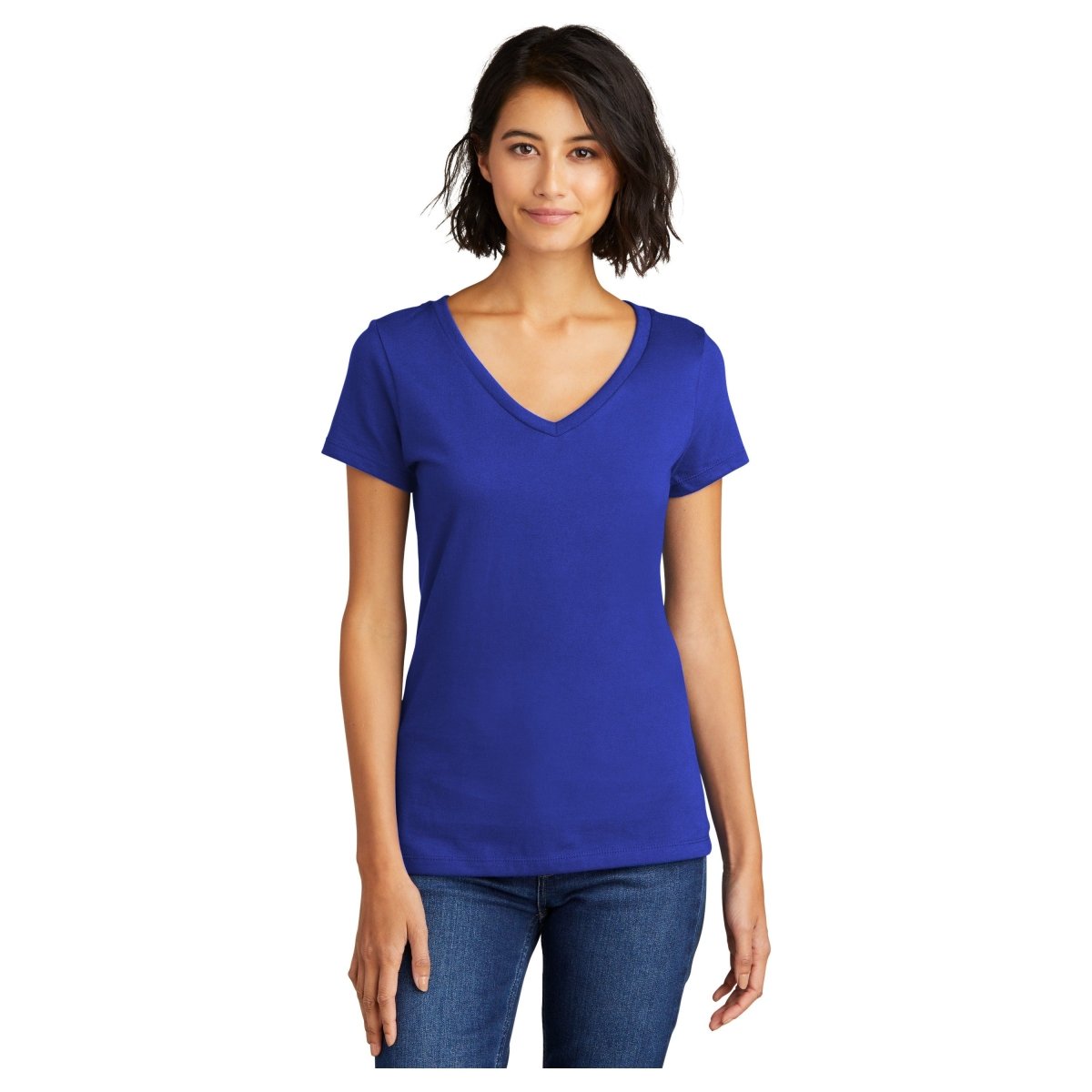 District® Women’s Very Important Tee® V - Neck DT6503 Deep Royal XS Women's V - Neck T-Shirts