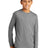 District ® Youth Perfect Tri ® Long Sleeve Tee DT132Y - District DT132Y Grey Frost XS Youth Long Sleeve Tees