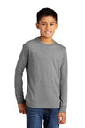 District ® Youth Perfect Tri ® Long Sleeve Tee DT132Y - District DT132Y Grey Frost XS Youth Long Sleeve Tees