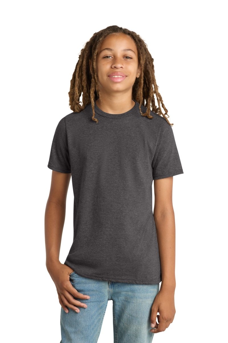 District ® Youth Very Important Tee ® . DT6000Y - District DT6000Y Heathered Charcoal XS Short Sleeve T-Shirts