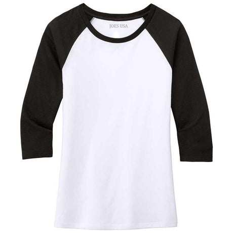 Ladies Perfect Tri 3/4-Sleeve Raglan Joe's USA