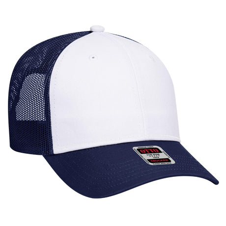 OTTO CAP 6 Panel Low Profile Mesh Back Trucker Hat OTTO 83-473