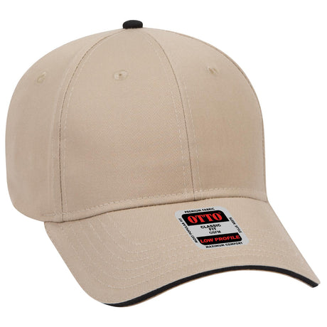 OTTO CAP 6 Panel Low Profile Baseball Cap OTTO 23-434