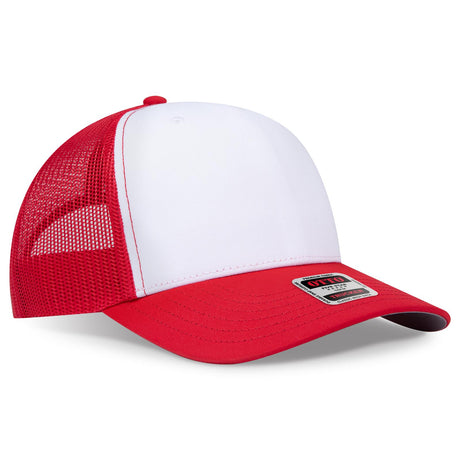 OTTO CAP Seamless 6 Panel Mid Profile Mesh Back Trucker Hat OTTO 1120-1