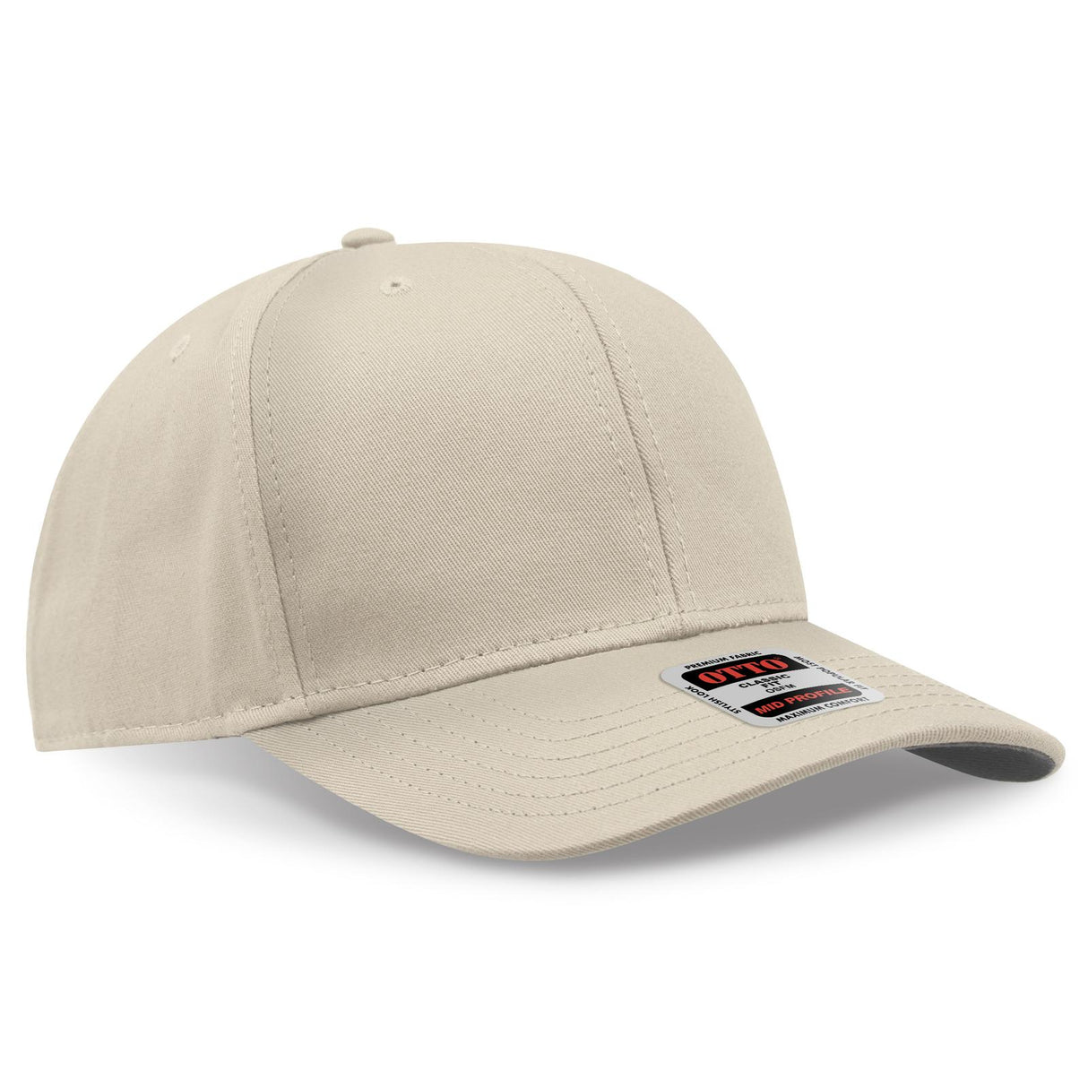 OTTO CAP 6 Panel Mid Profile Baseball Cap OTTO 27-1235