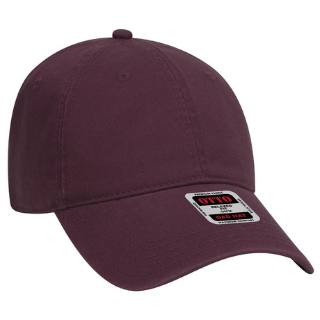OTTO CAP 6 Panel Low Profile Dad Hat OTTO 18-692