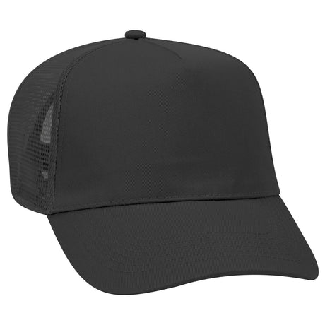 OTTO CAP 5 Panel Mid Profile Mesh Back Trucker Hat OTTO 32-1104