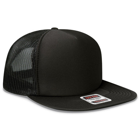 OTTO CAP "OTTO SNAP" 5 Panel High Crown Mesh Back Trucker Snapback Hat OTTO 132-1037