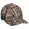 OTTO CAP Mossy Oak Camouflage Superior Polyester Twill 6 Panel Low Profile Mesh Back Trucker Hat OTTO 171-1292