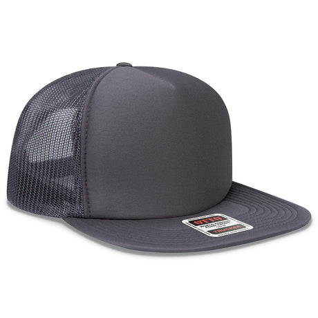 OTTO CAP "OTTO SNAP" 5 Panel High Crown Mesh Back Trucker Snapback Hat OTTO 132-1037