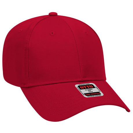 OTTO CAP 6 Panel Low Profile Baseball Cap OTTO 19-061