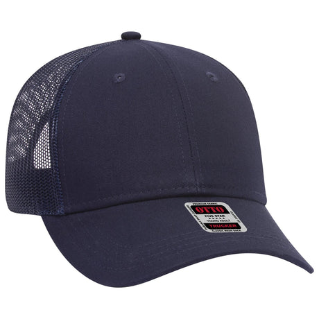 OTTO CAP 6 Panel Low Profile Mesh Back Trucker Hat OTTO 83-473