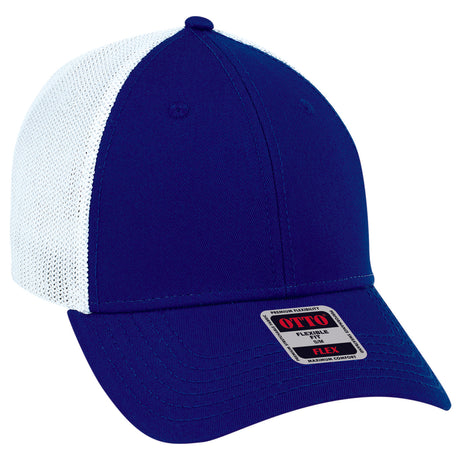OTTO CAP "OTTO FLEX" Fitted 6 Panel Low Profile Mesh Back Trucker Hat OTTO 135-1230