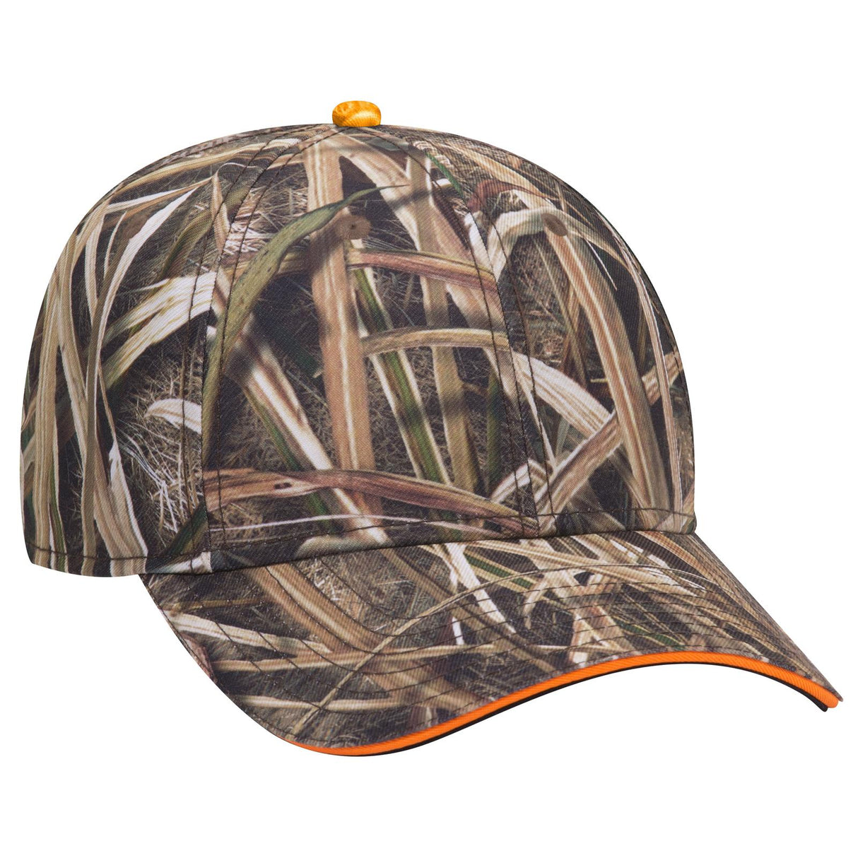 OTTO CAP Mossy Oak Camouflage Sandwich Visor 6 Panel Low Profile Baseball Cap OTTO 171-1294
