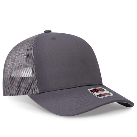 OTTO CAP Seamless 6 Panel Mid Profile Mesh Back Trucker Hat OTTO 1120-1