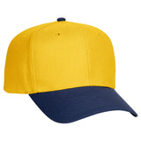 OTTO CAP 6 Panel Mid Profile Baseball Cap OTTO 27-211