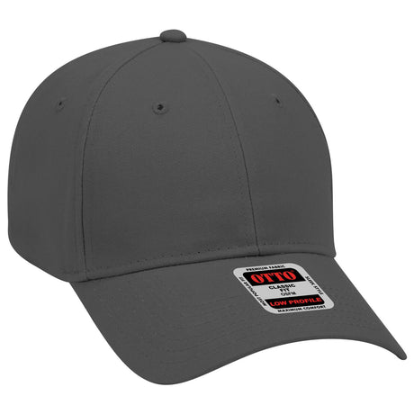 OTTO CAP 6 Panel Low Profile Baseball Cap OTTO 19-503
