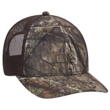 OTTO CAP Mossy Oak Camouflage 6 Panel Low Profile Mesh Back Trucker Hat OTTO 171-1293