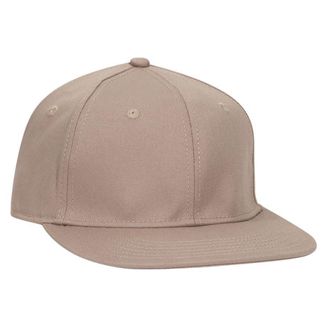 OTTO CAP "OTTO FLEX" Fitted 6 Panel Mid Profile Flat Visor Baseball Cap OTTO 13-725