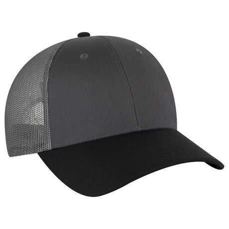 OTTO CAP 6 Panel Low Profile Mesh Back Trucker Hat OTTO 83-473